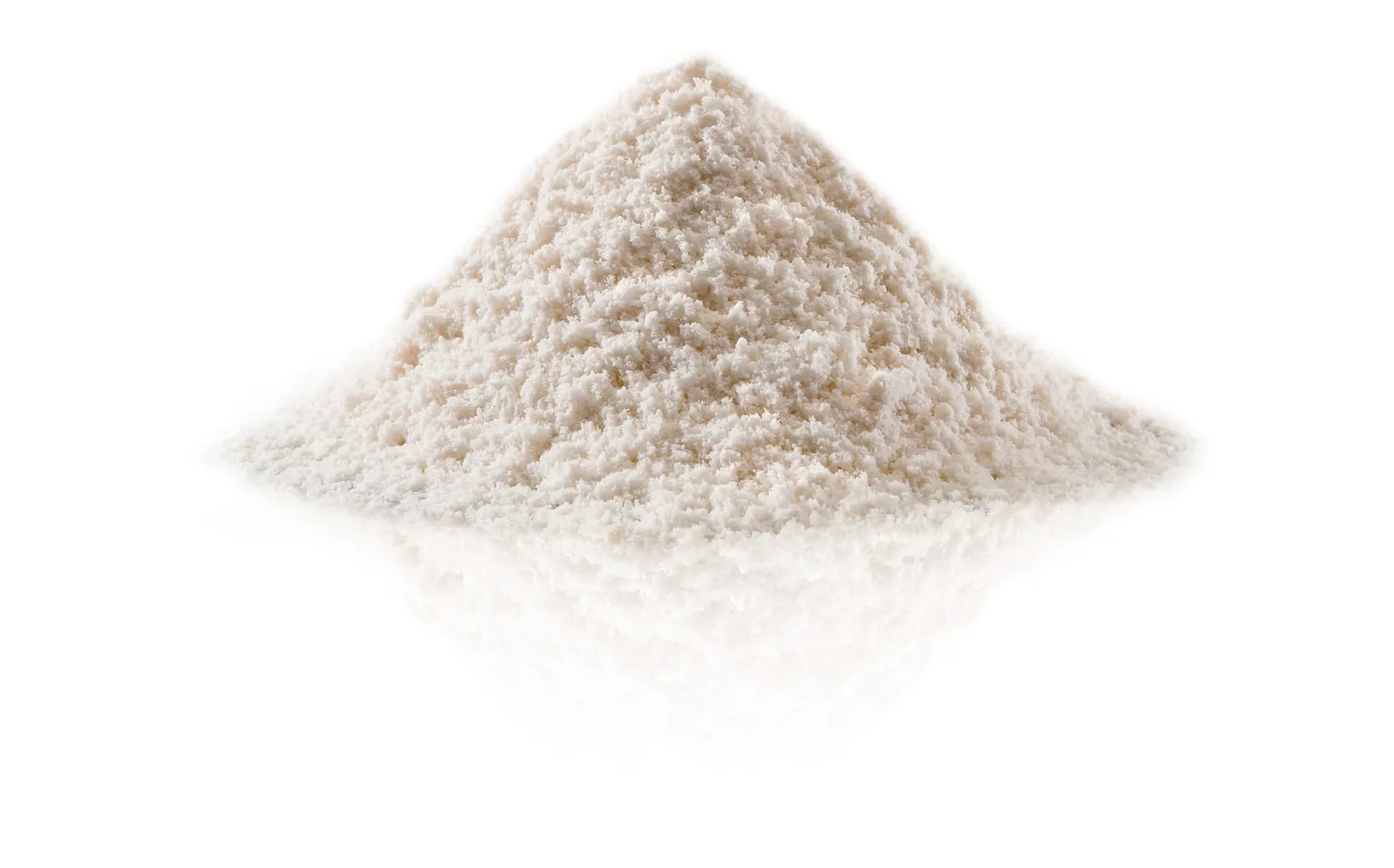 A cone of microencapsulated omega-3 powder